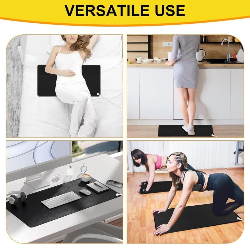 Upgrades Strong Brass Grounding Rod with 40ft Braided Cable For Deep Soil Penetration & Outdoor Camping Use