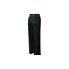 Fila SS23 Solid Color Logo Basic Simple High Waist Sports Wide Leg Long Pants Women Pants Deep-Black A11W321614F-BK
