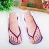 Gemusterte 3D-gedruckte Socken Knöchelhoch Lustige kurze Socken Lässige Flip-Flop-Socken Damen