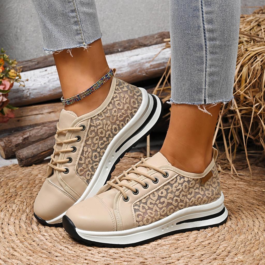 Fashion Women's Casual Flats Sports Shoes Mesh Breathable Trainers Ladies Shoes Platform Female Sneakers for Women Basket Tenis Feminino