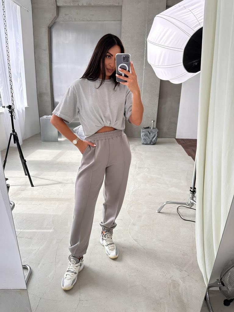 Женские брюки PEONY Джоггеры 7XL Серый (2208244-60-62:165)