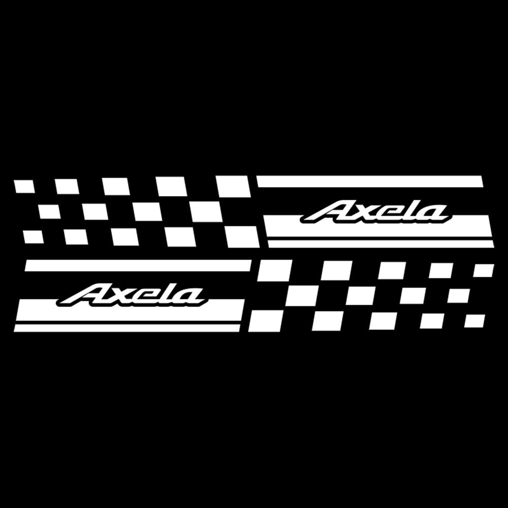 Car Styling Car Side Window B Pillar Decortion Decals PVC Auto Emblem Stickers For Mazda Axela Atenza Demio CX-3 CX-5 CX-8 MPS 3 FF10