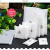 CPE Frosted Milky White Self-Adhesive Bag with Triangle Recycle Logo