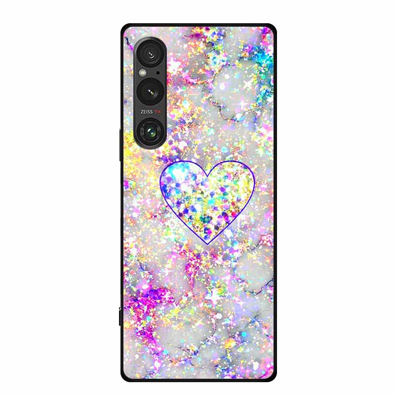 Etui na Sony Xperia 1 VI, luksusowe, miękkie silikonowe etui z TPU na tył telefonu Sony Xperia 1 VI 5G, urocze, odporne na wstrząsy, z motywem kwiatów i kreskówek