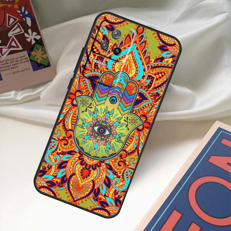 Hamsa Hand of Fatima Case For Xiaomi 17 14 15 Ultra 13T 14T 15T Pro POCO F8 Ultra F7 F5 F6 X3 X5 X6 X7 Pro Coque