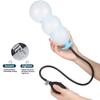Anal Expander Round Ball Design Increase Joy Easy-Insertion Helpful Glow-in-the-dark Inflatable Anal Plug Masturbator Men Supply