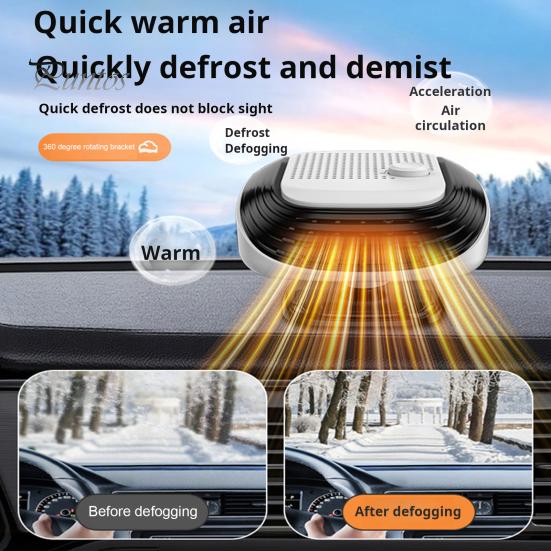 Car Heater for Vehicle Portable Car Heater Igniter 24V Windshield Defogger And Defroster 2-in-1 Heating Cooling Fan Fast Windshield Defrost =