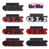 3D Metal Car Letters GLI Logo Rear Trunk Front Grill Badge Emblem Sticker Decals For Jetta MK2 MK4 MK5 MK6 MK7 MK8