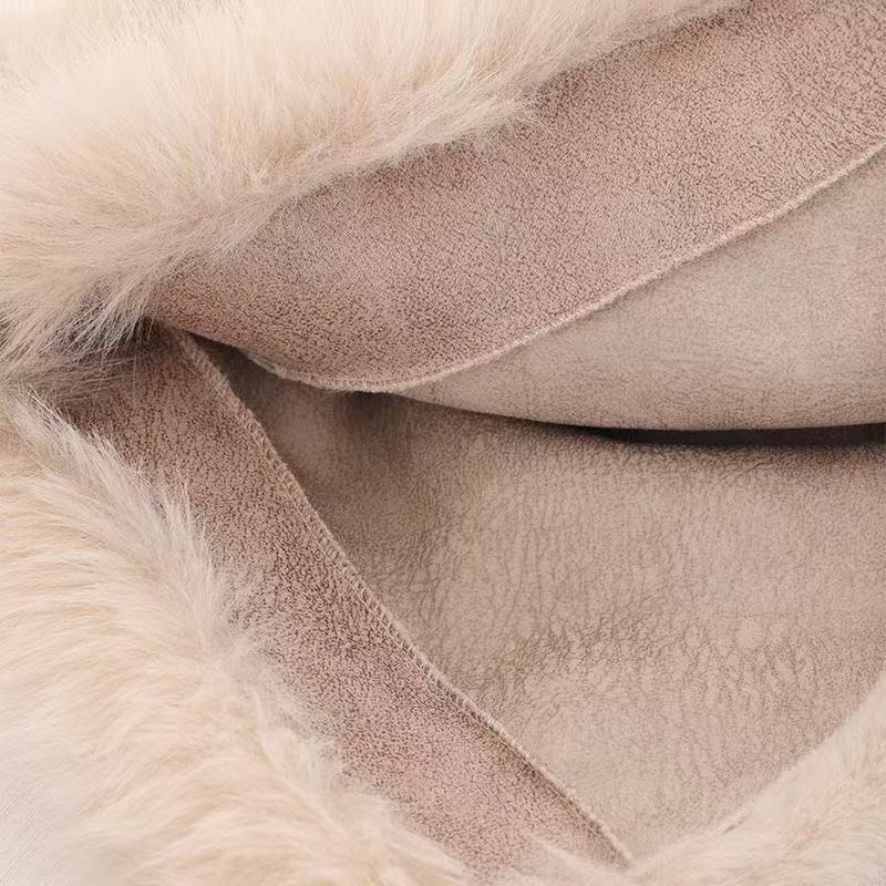 New Plush Cute Little Bear Ear Hat Fox Fur Hat Thickened Ear Protection Snow Hat Women's Plush Little Bear Hat Fashion Versatile