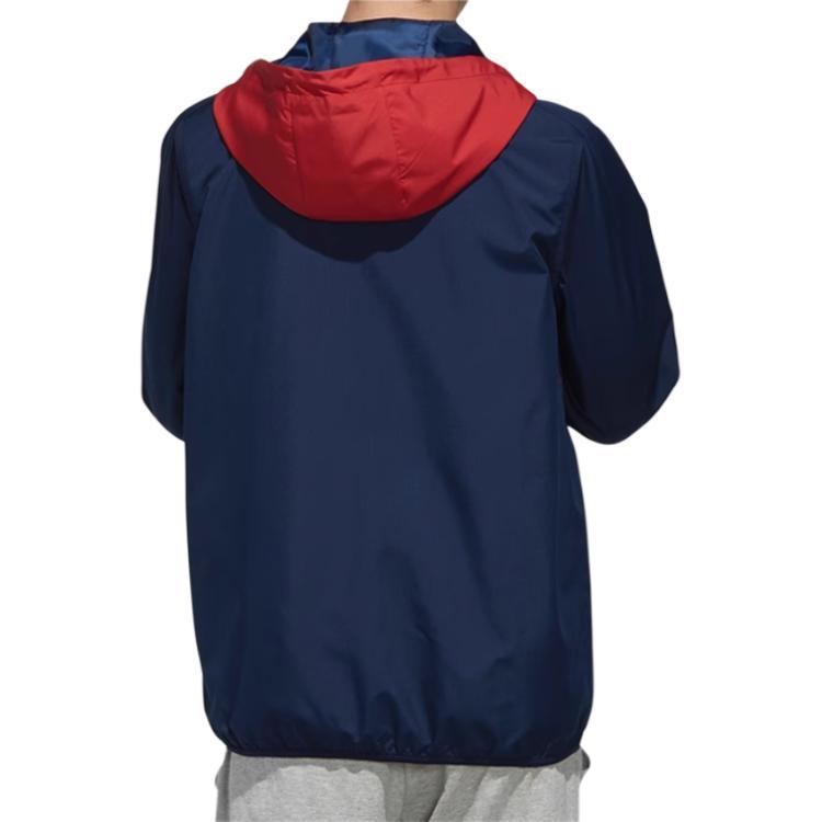 Adidas Chaqueta Casual de Manga Larga con Capucha y Cremallera Neo Sports para Hombre Chaquetas Azul Marino FK5815