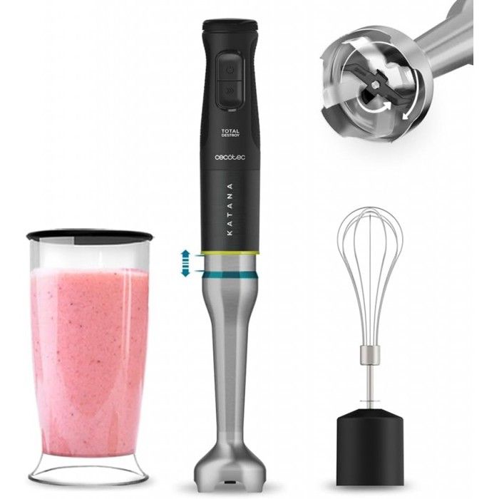 Ponorný mixér - CECOTEC - Katana 15 TotalDestroy Cream B - 1500 W - 21 rychlostí - Turbo