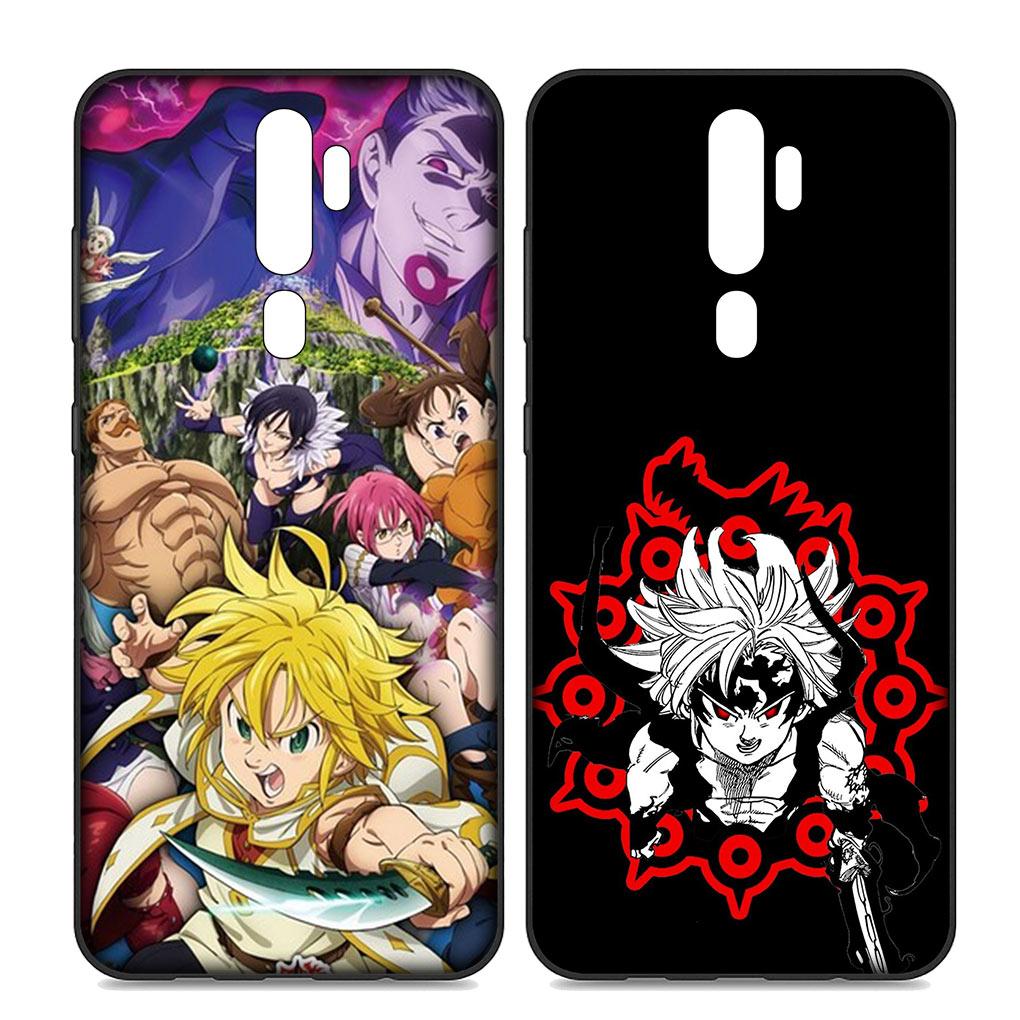 Anime Sedm smrtelných hříchů Meliodas Kryt na telefon pro Samsung Galaxy A10 A20 A53 A30 A31 A32 A50 A51 A52 A12 A33 Měkký TPU kryt