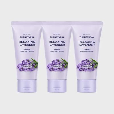_On the Body The Natural Hand Cream Lavender 75ml X 3