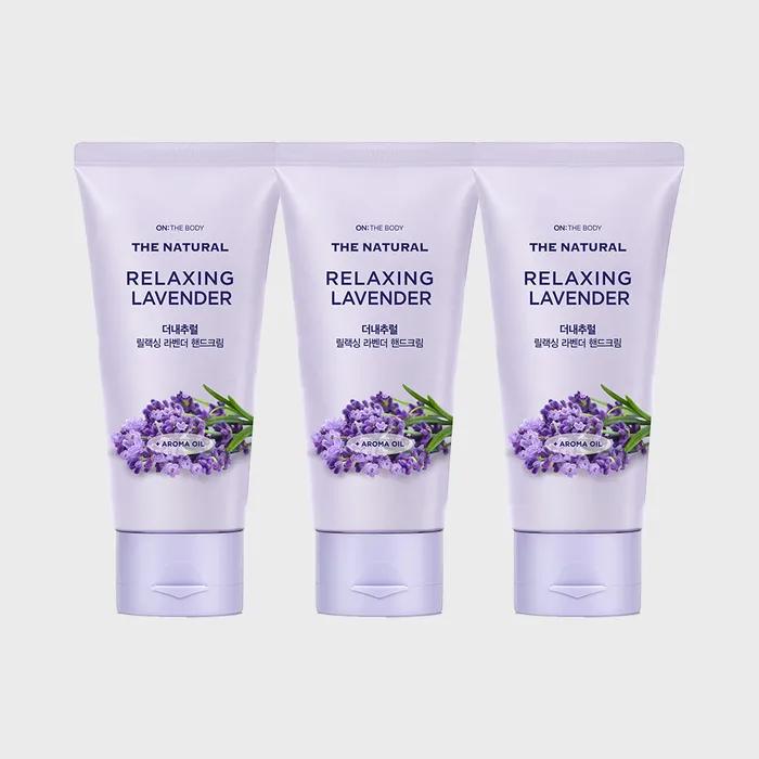 ON THE BODY _On the Body The Natural Hand Cream Lavender 75ml X 3