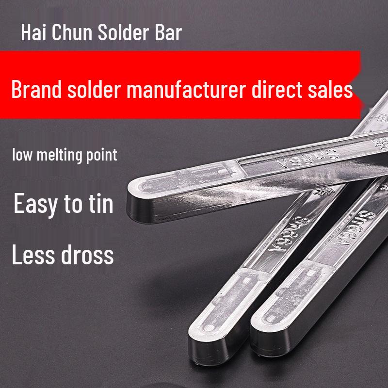 Hochreine Zinnstange zum Verzinnen von Elektrikerdrähten und für Heimschweißarbeiten - Bleifrei, niedriger Schmelzpunkt