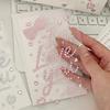 Happy Birthday I LOVE YOU Rhinestone Stickers Diamond Gems Decals for Gift DIY Decoration Sticker for Journal Scrapbook Wrapping