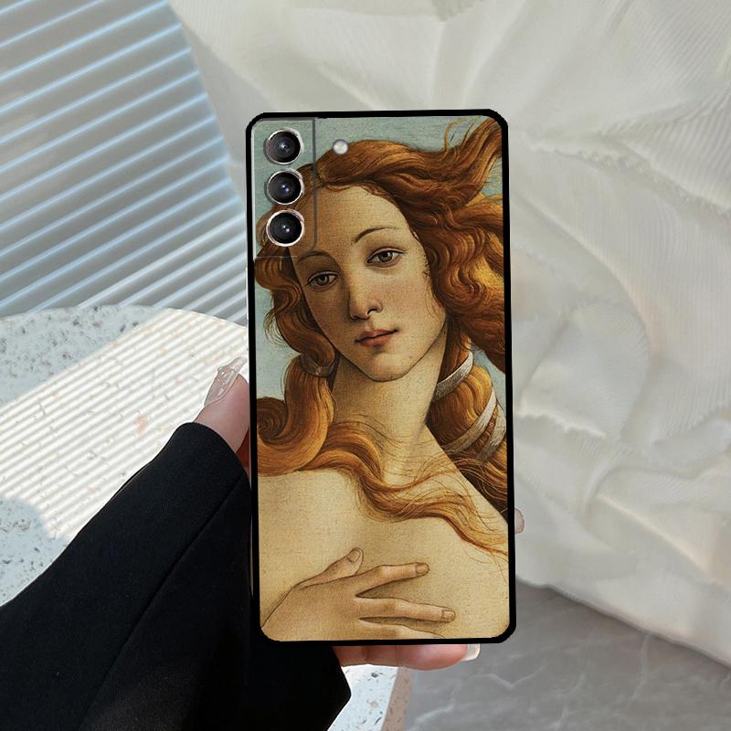 Art Painting Birth Of Venus Funda For Samsung Galaxy S22 Ultra S21 FE S20 FE S8 S9 S10 Plus Note 10 20 S23 Ultra Case