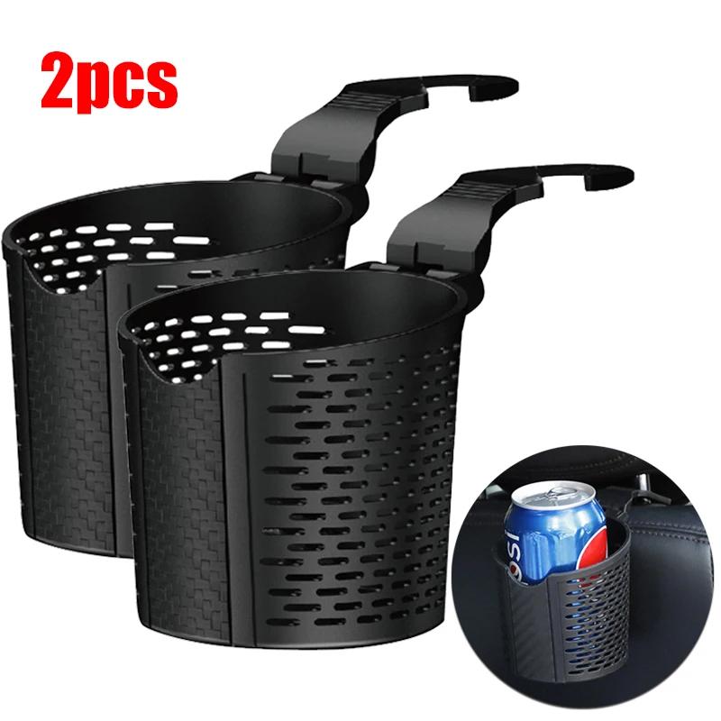 Car Cup Holder with Hook Car Door Seats Hanging  Drink Bottles Bracket Water Cup Storage Holders Auto Interior Accessories
