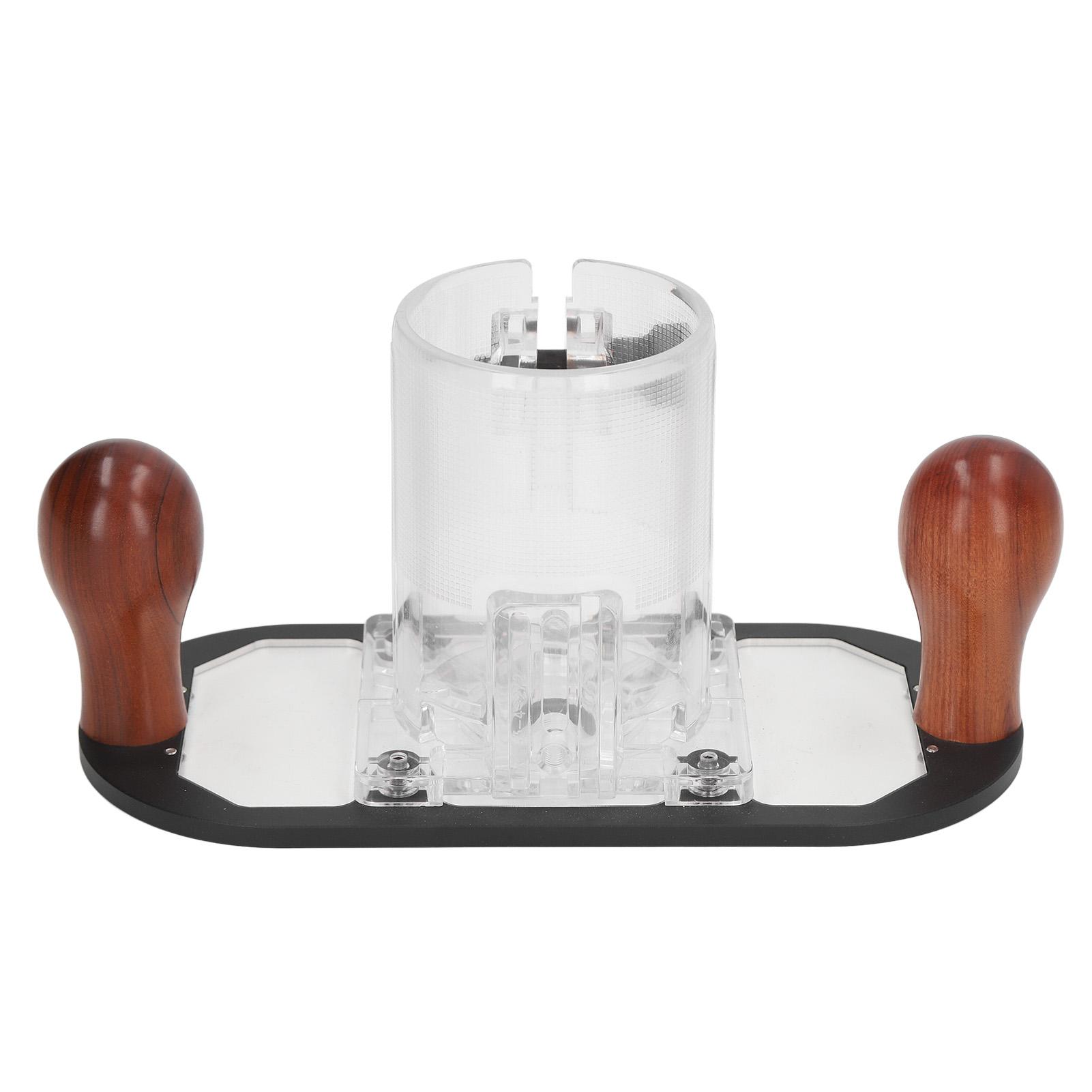 

Woodworking Trimmer Base Protective Transparent Plastic Router Power Tool DIY Accessories