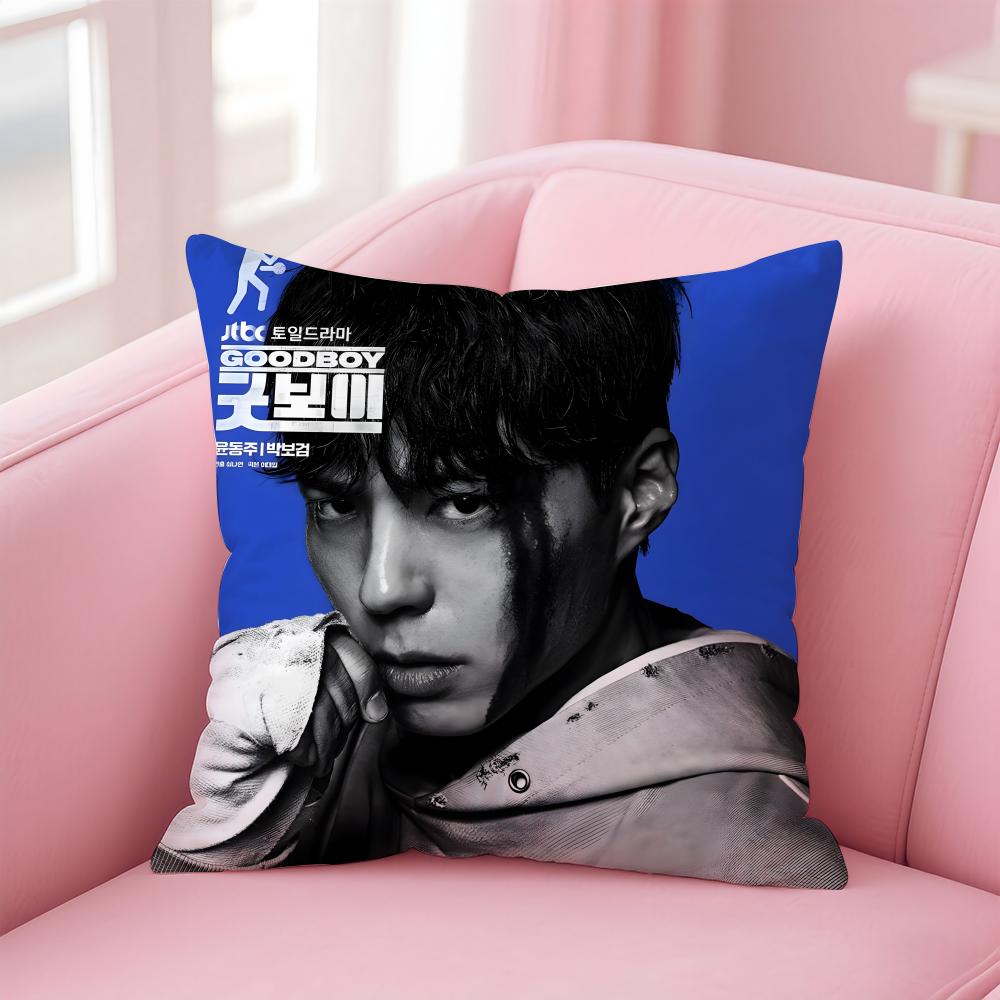 Hot Funny Korean TV Series GGood Boy Cushion Cover Pillow Case Soft Skin Friendly Fabric Concealed Zipper