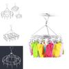 Heavy Duty Stainless Steel Socks Hanger With Non Expandable Clamps For Indoor Or Outdoor