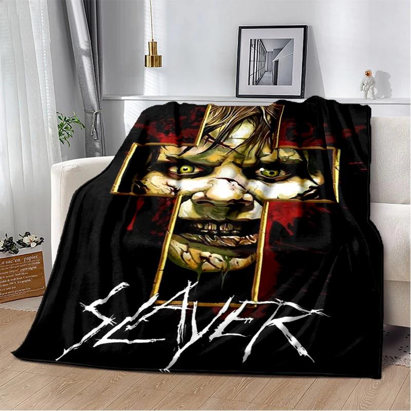 29 Style Slayer Heavy Metal Rcck Band Sign Blanket,Soft Throw Blanket for Home Bedroom Bed Sofa Travel Cover Kid Gift