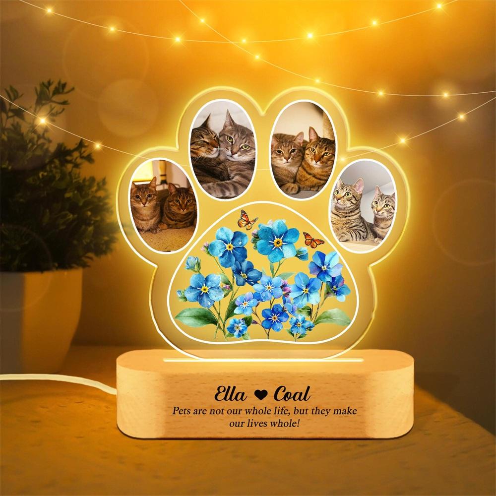 Custom Dog Memorial Photo Frame Pet Loss Pet Remembrance Gift Unique Multi-Photo Sympathy Gift To Honor Your Furry Friend