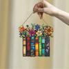 Flower Book Acrylic Hanging Decoration, Novelty Home Decor, Perfect Durable for Bedroom, Store, Office, Kitchen, for Wall Decoration