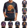 Men's Round Neck Plunger Sleeve T-Shirt Top