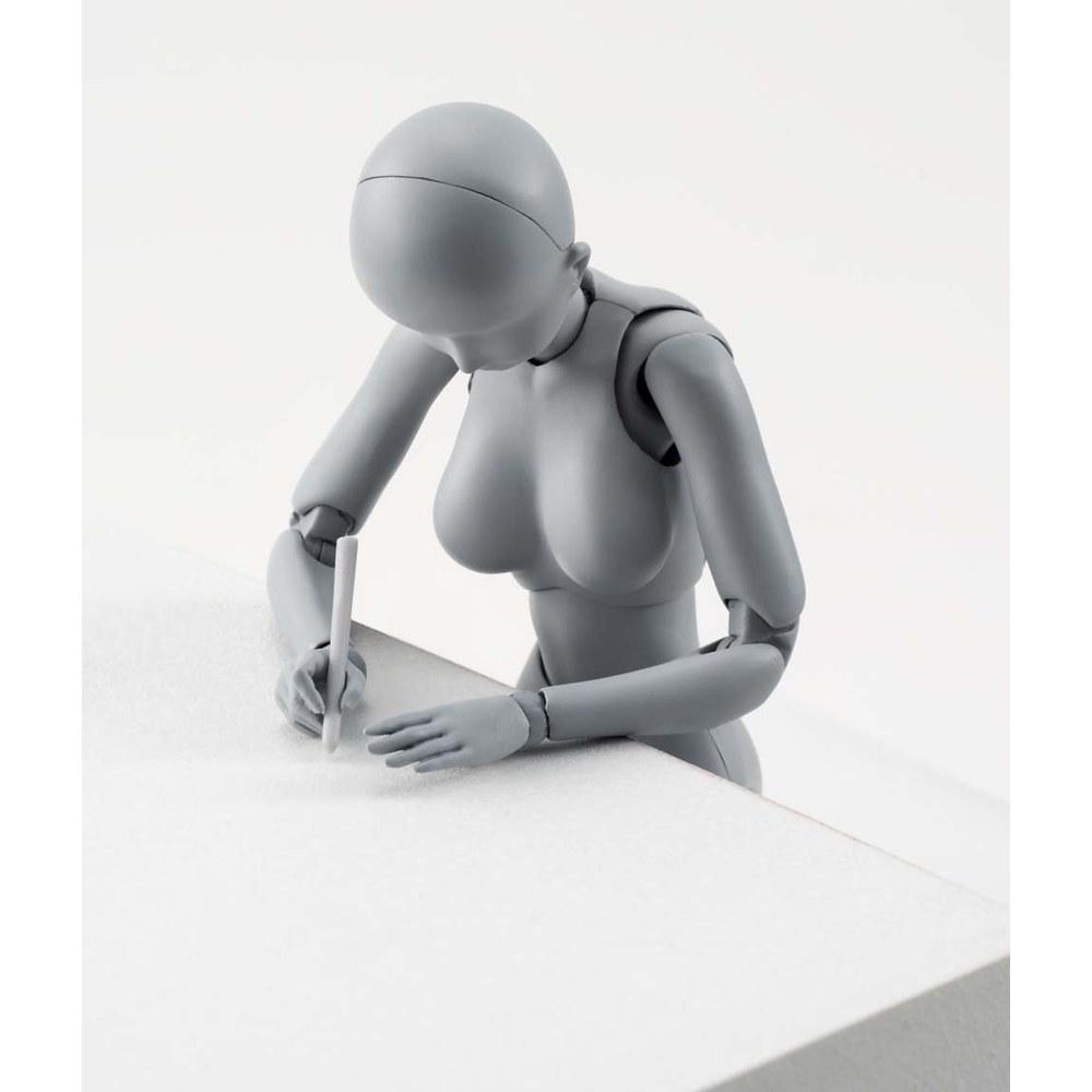Tamashii Nations S.H. Figurearts Body-chan DX Set Gray Color Ver. Movable Figure 135mm ABS PVC