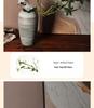 Hand-Carved Chinese Zen Ceramic Vase for Dried Flowers - Home Decor