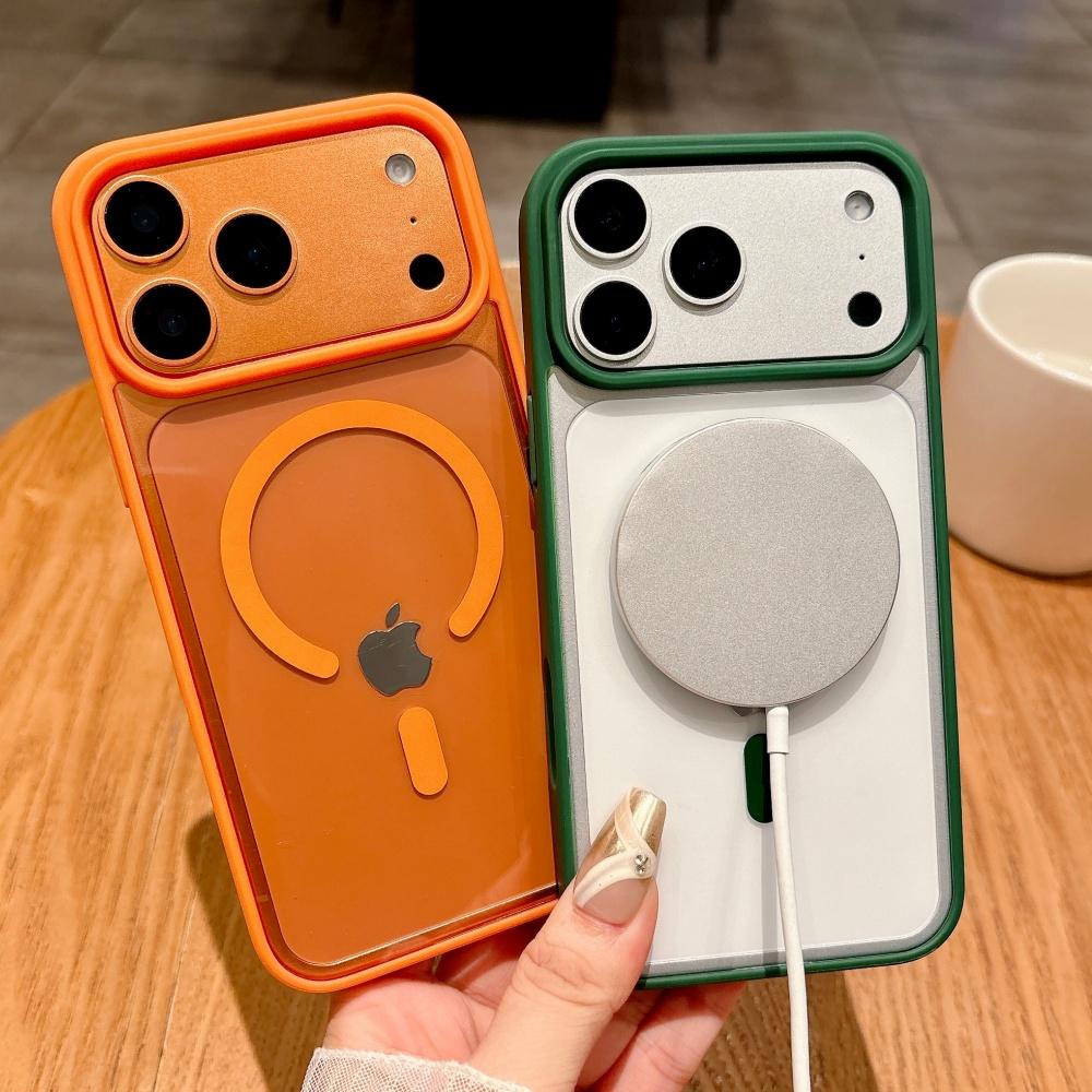 Soft Bumper Clear For Magsafe Magnetic Phone Case For 17 16 15 14 13 12 11 Pro Max XR XS X 7 8 Plus Shockproof Cover