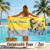 Custom Text Beach Towel, Soft Absorbent Swimming Multi-use TowelGaston Lagaffe