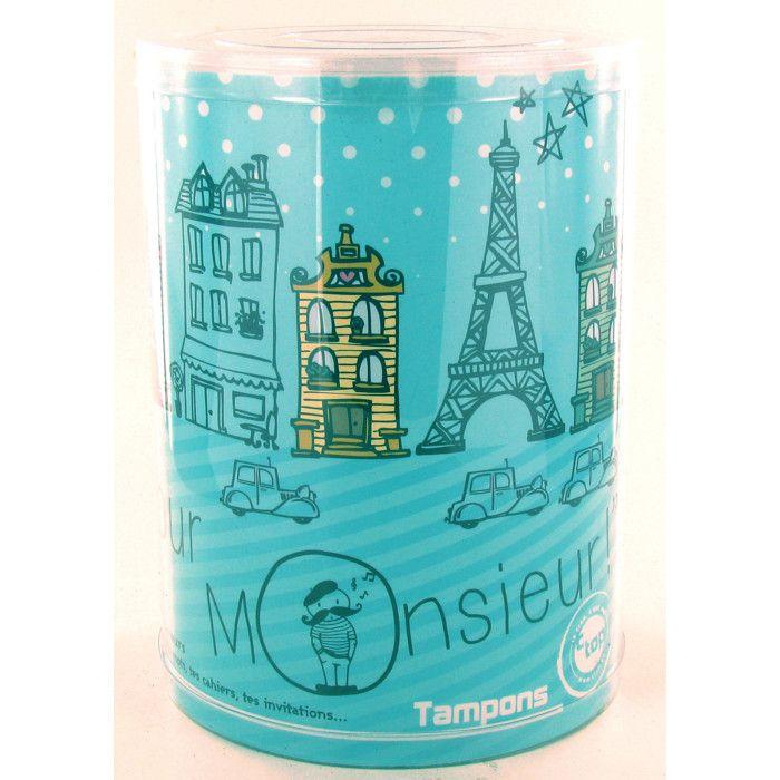 Tampons et encreurs Set de 13 pièces Bonjour monsieur