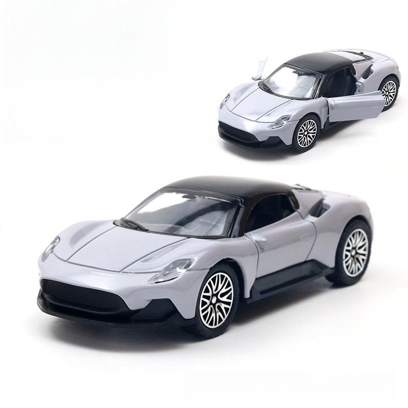 (bag) 1/36 Double Door Alloy Sports Car Ma MC Model Pullback Children's Toy Car Gift Delivery