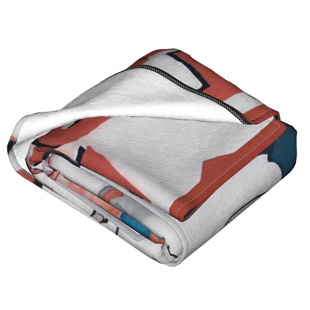Coperte Terrifier Art Crispies Lana Vintage Traspirante Coperta da Lancio per Letto Divano Decorazione Tessile