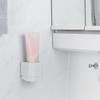 Richell Hover Seal Hook Toothpaste Dispenser White Easy Push One-Handed Refillable 110054