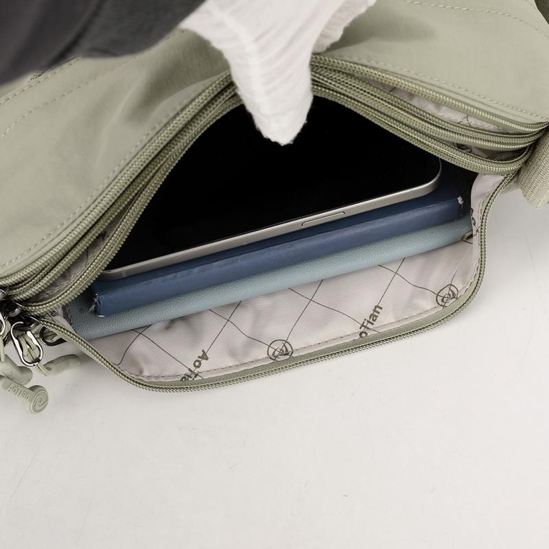 Damen Oxford Tasche Schulter Umhängetasche Mehrschichtige Pendlertasche