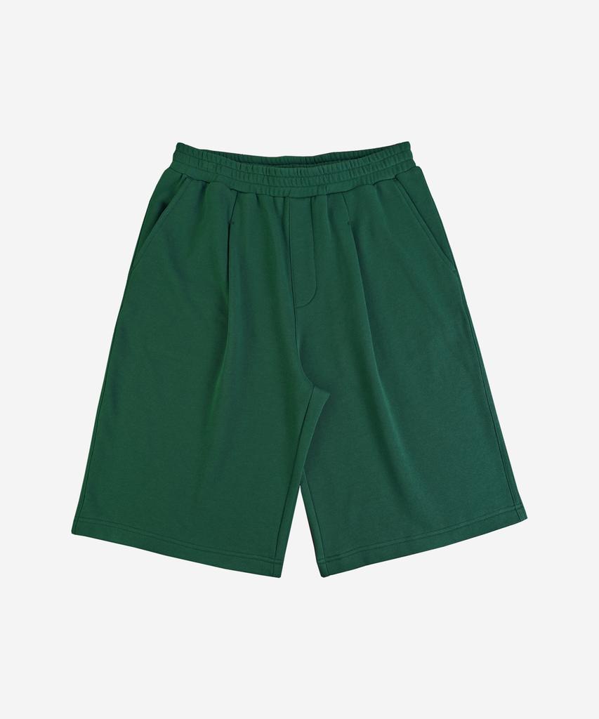 Alex And Aiden One-Tuck Bermuda Shorts (Deep Green)
