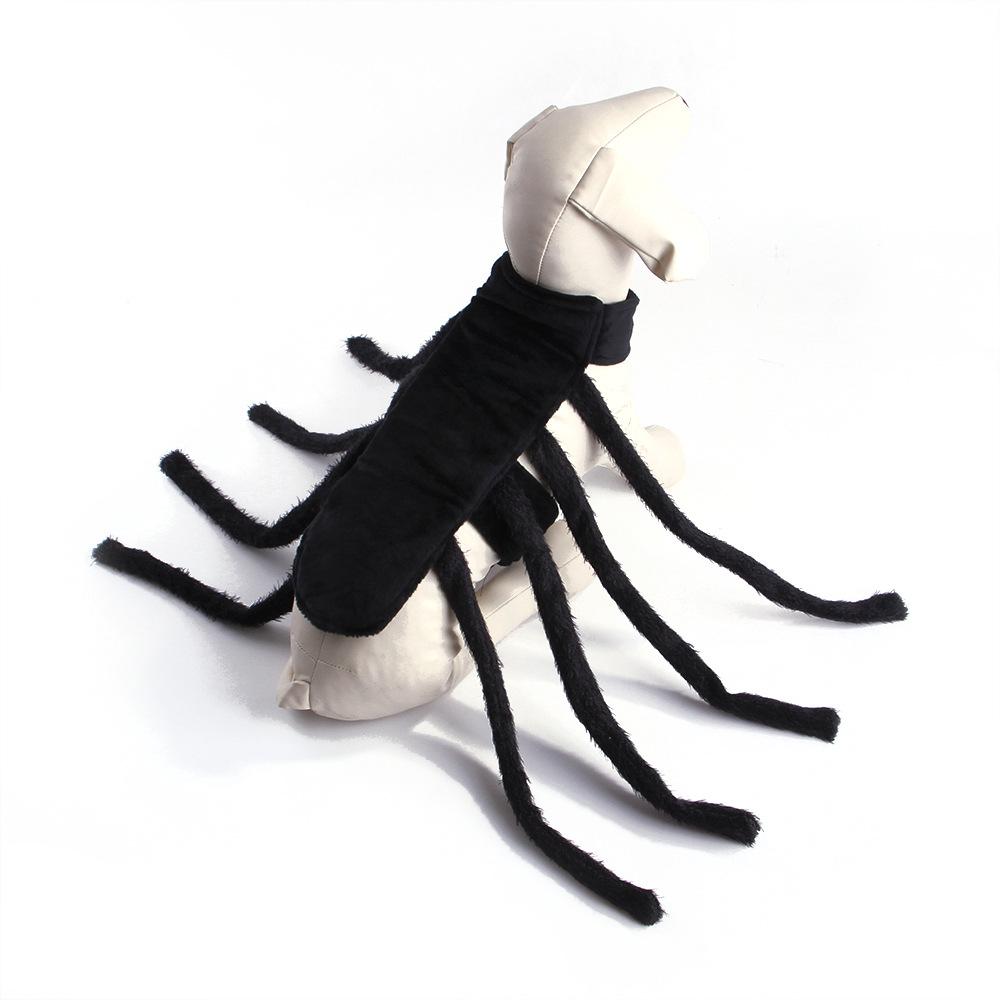 2025 Halloween Spider Costume Funny Pet Cat Dog Clothes for Small Medium-sized Dog Clothings Halloween Cosplay Pet Accessories