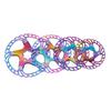 140/160/180/203mm 6 Hole Disc Brake Rotors Aluminum Alloy Floating Brake Rotors for Road Bike and Mountain Bike Part