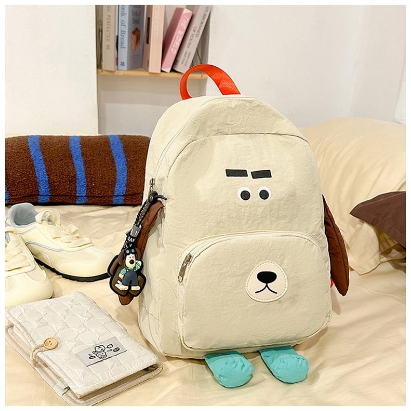 New high-value, fresh, sweet and cute puppy backpack, large-capacity backpack for primary and secondary school students