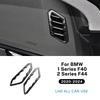 For BMW 1 2 Series F40 F44 2020-2024 Door Window Switch Air Vent Door Handle Panel Cover Trim Carbon Fiber Interior Kit Stickers