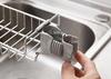 Kitchen Sink Faucet Shelf Stainless Steel Sponge Holder Adjustable Sink Faucet Dishcloth Towel Storage Rack