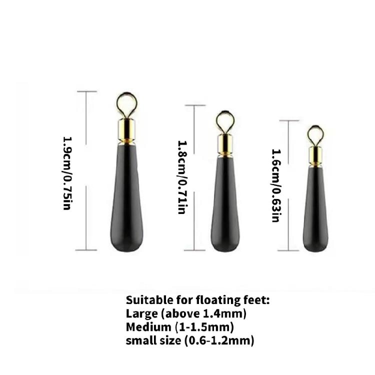 100lots Tangles Without Fishing Swivels Heavy Type Brasses Construction with Smooth Rotations for Anglers