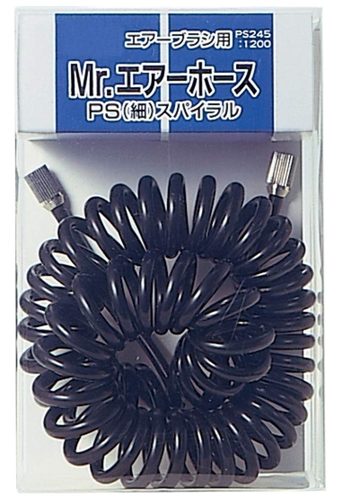 

GSI Creos Air Hose PS Thin Spiral Hobby Painting Tool PS245 Mr. чорний