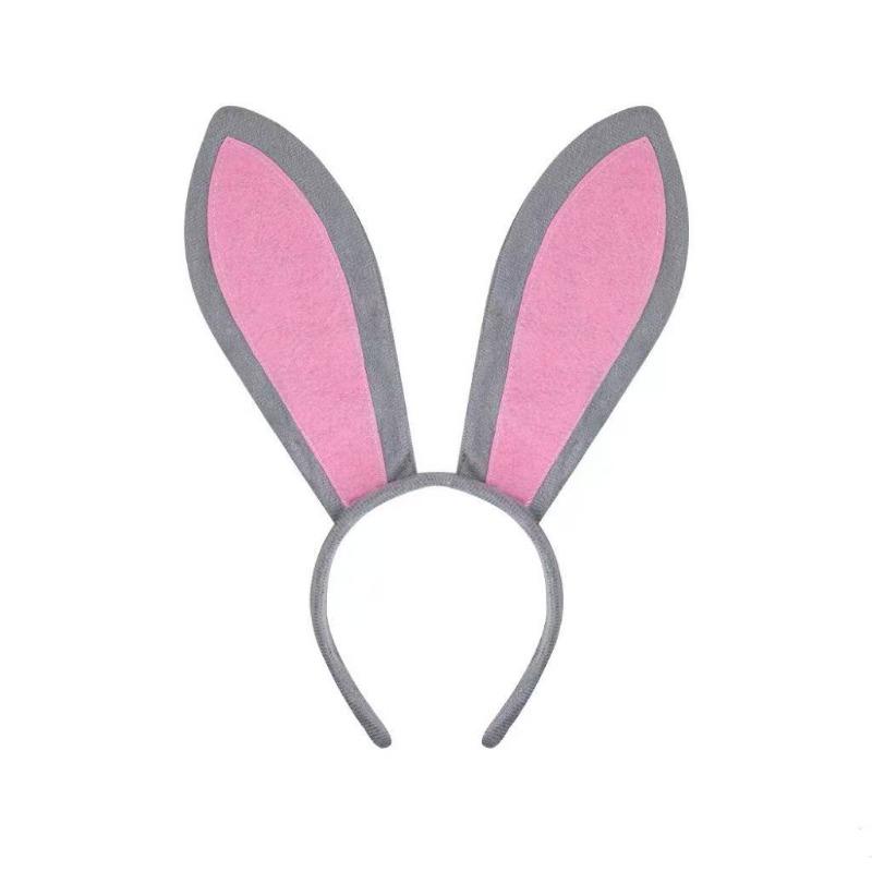 Rabbit Ears Suit Headband Bunny Headband Easter Party Halloween Prom Headbuckle