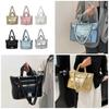 Fashionable and Practical Top Handle Bags Women's Shoulder Bag with Spacious Interior Handbag for Daily Necessities  Gold