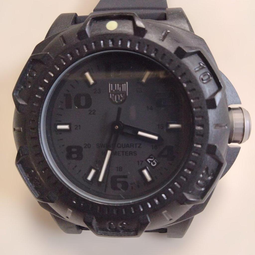 Used Luminox 0200 Black Watch, Good Condition