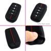 Silicone Car Key Case Chain Cover For Toyota Camry Highlander Corolla Cross Mirai Venza Tundra Tacoma Sequoia Fortuner 4 Buttons